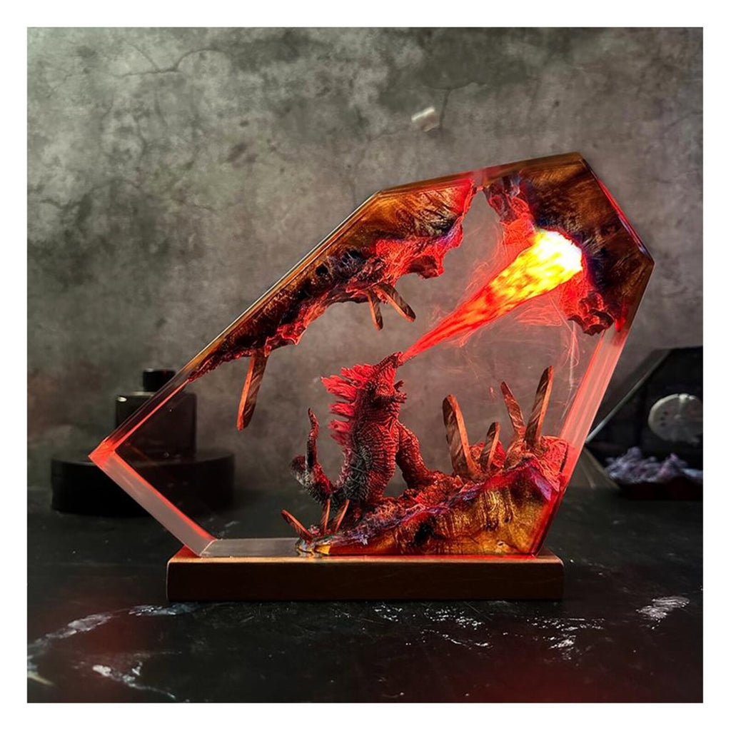 Kaiju — Monster Resin Lamp — detail view 4