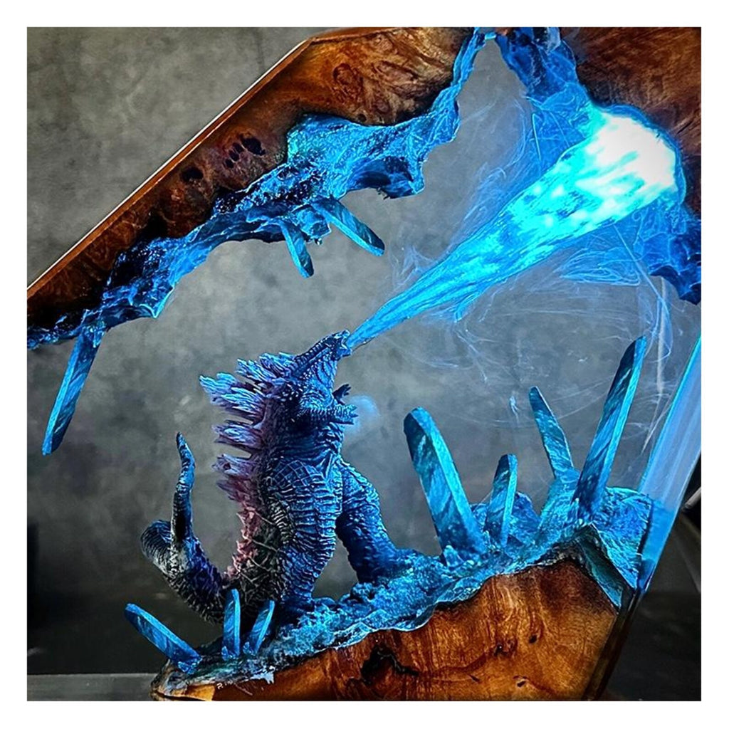 Kaiju — Monster Resin Lamp — detail view 3