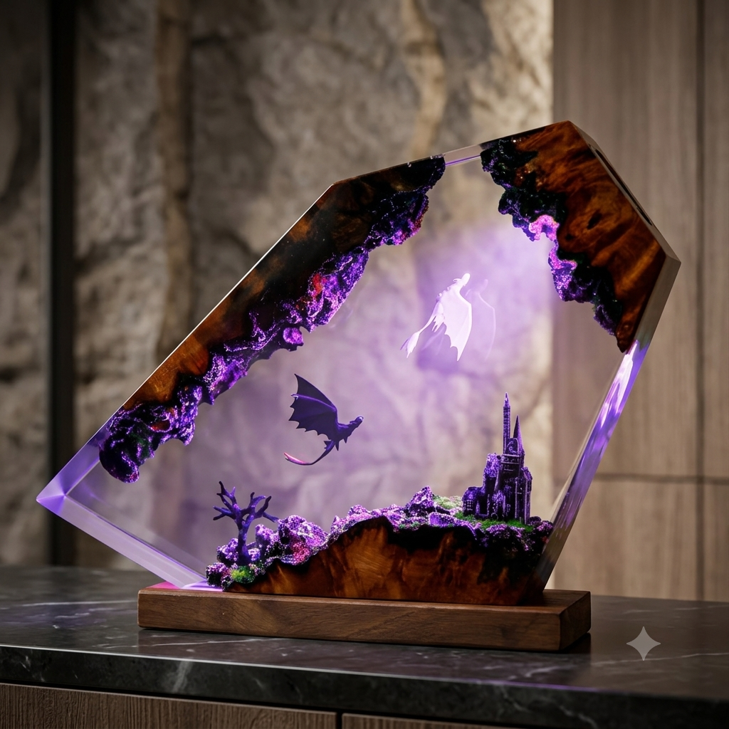 Bohème — Dragon Resin Night Light