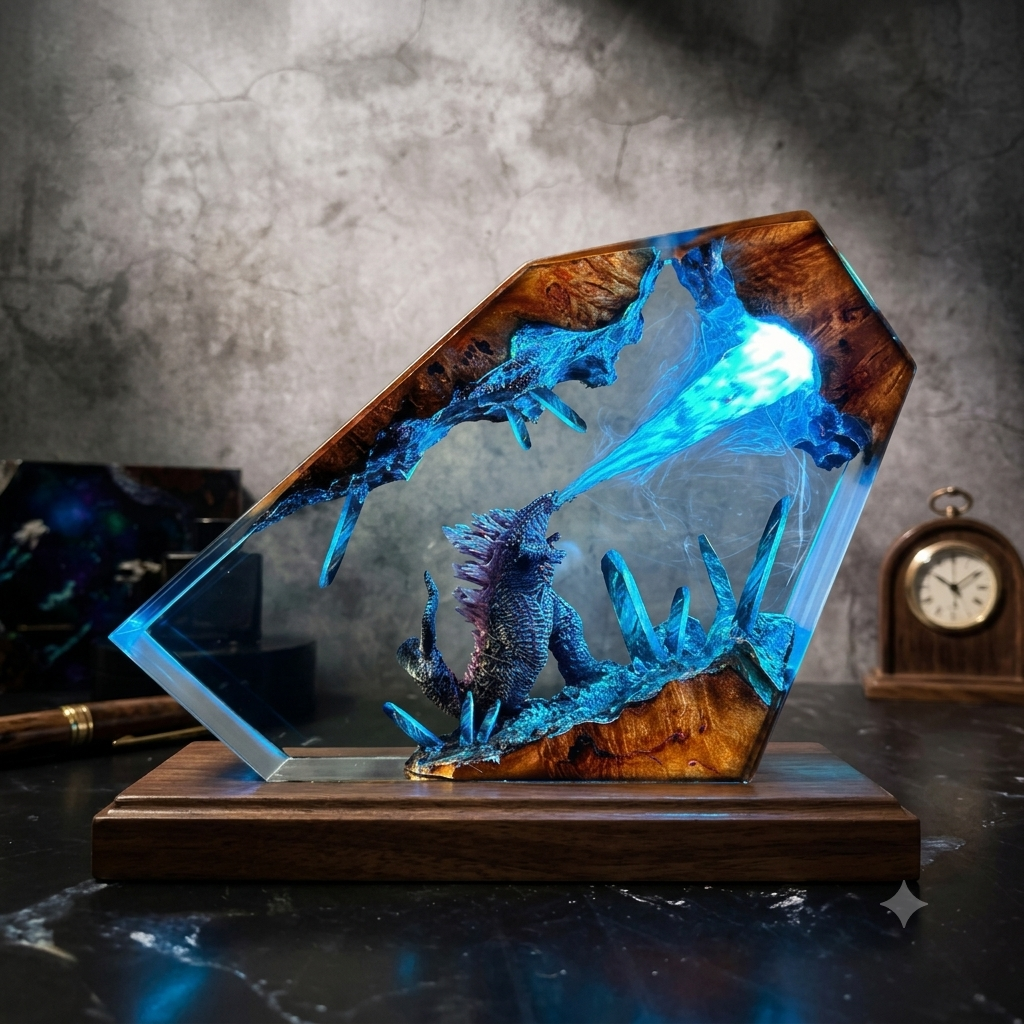 Kaiju — Monster Resin Lamp