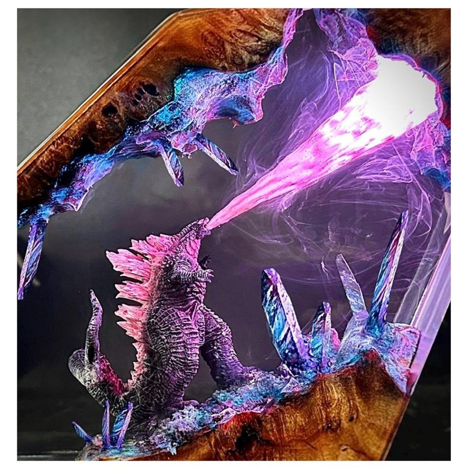 Kaiju — Monster Resin Lamp — detail view 2