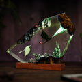 Stargazer — Dragon Duo Resin Lamp — detail view 6