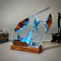Frostwing — Ice Dragon Resin Night Light — detail view 6