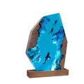Tidepool — Ocean Diver Resin & Wood Night Light — detail view 6